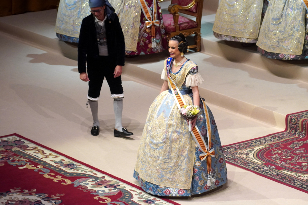 Exaltación de María Estela Arlandis como Fallera Mayor de Valencia 2024